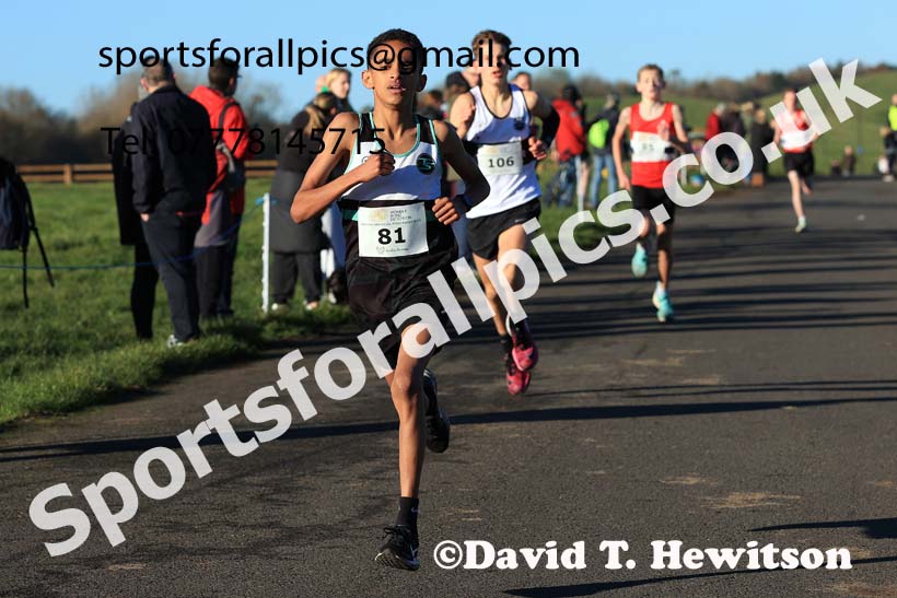 Boys and Girls under-15s 2023 Heaton Memorial 10k Road Race, Newcastle Town Moor, Newcastle.  Photo: David T. Hewitson/Sports for All Pics